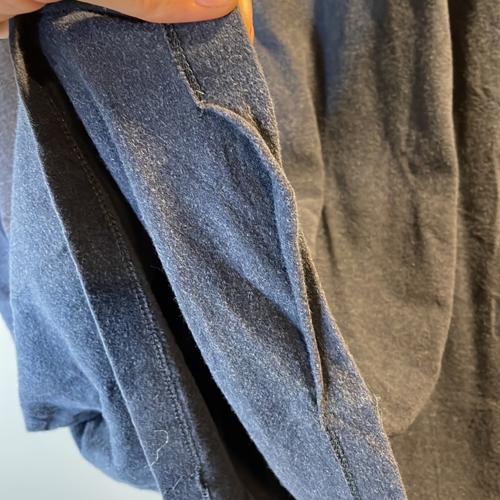 Heathered Navy Basic Tee Shirt - image 4